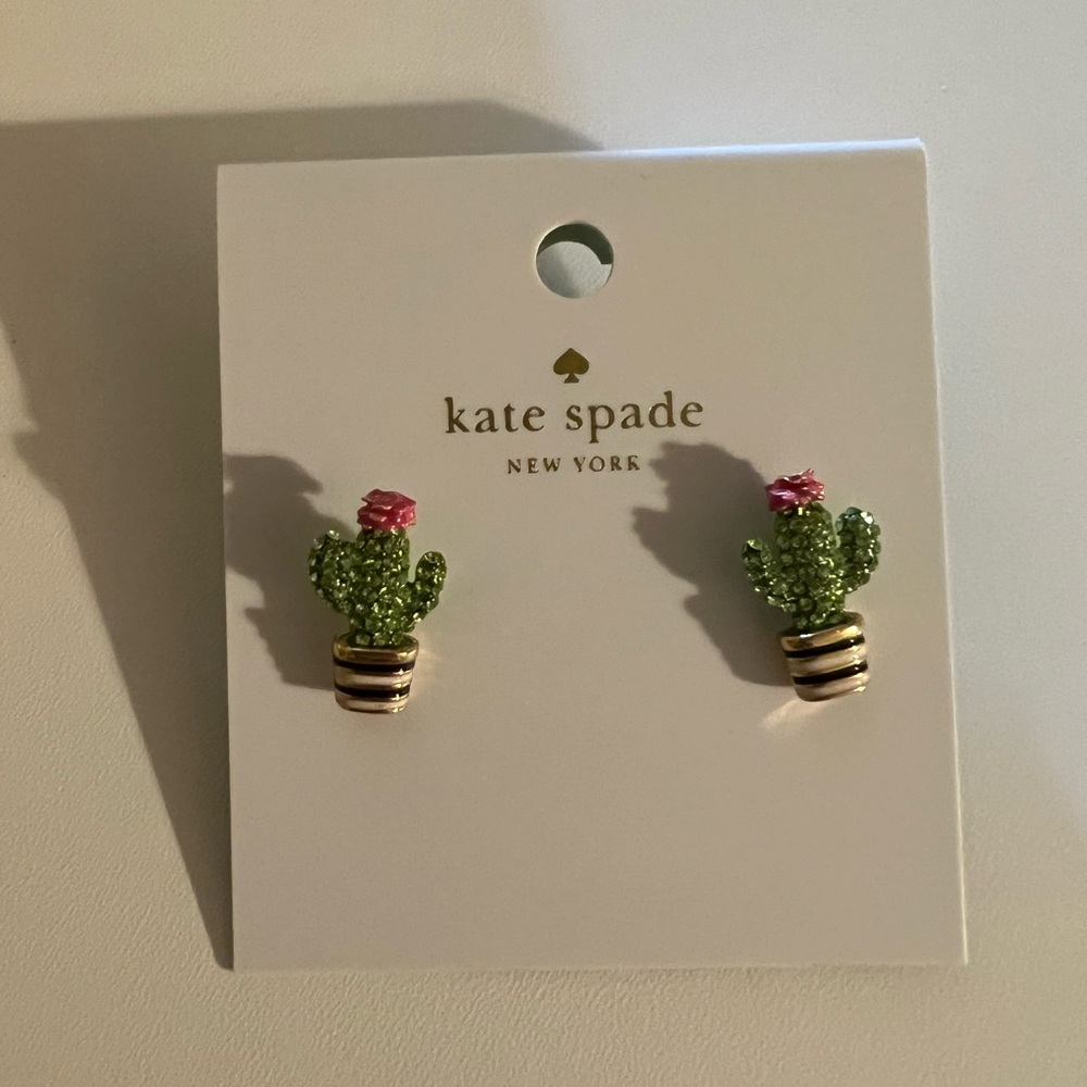 Kate Spade cactus earrings